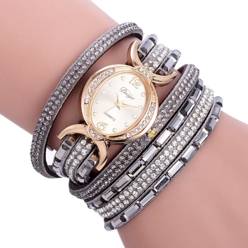 Rhinestone bracelet Watch Evana