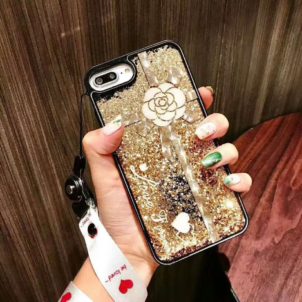 Quicksand mobile phone case soft case