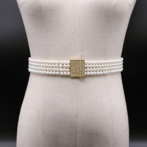 Pearl belt (White)