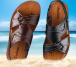 First layer cowhide beach shoes