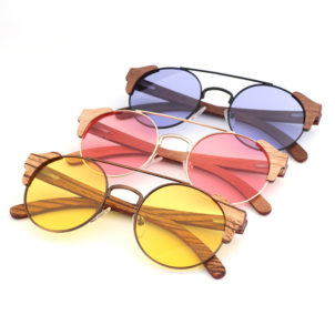 Retro round - framed sunglasses