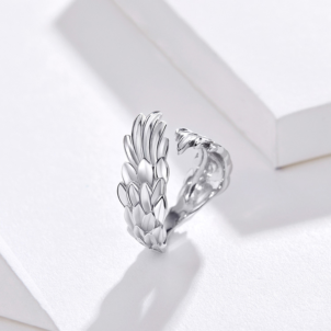 Hope Feathers, Wings 925 Sterling Silver Ring