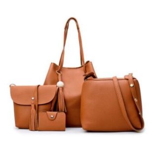 famous brand Composite Bag 4pcs set women leather handbags bolsas high quality women messenger bags designer
