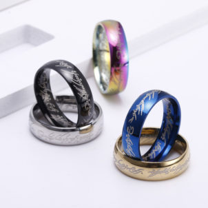 Titanium Steel Ring Men's Ring Ring