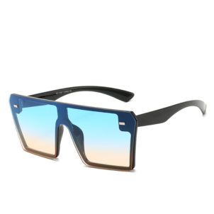 Siamese gradient studded sunglasses