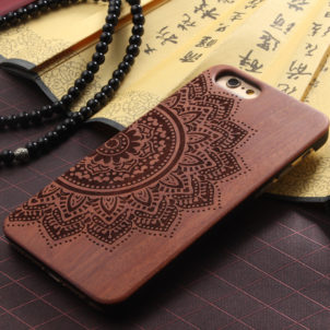 IPhone 6s log carved mobile phone case