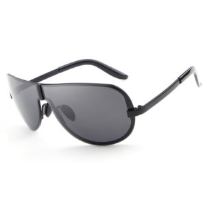 Frameless fashion sunglasses frog mirror polarized men's sunglasses glasses
