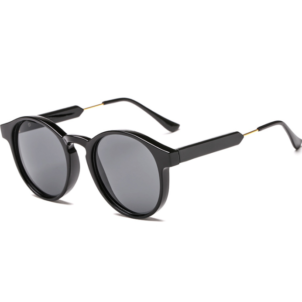 Sunglasses female tide star glasses 2020 new round metal foot silk ladies round face Korean retro glasses