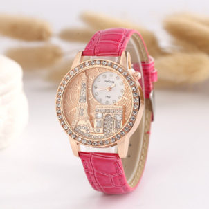 New explosion watch! Eiffel] flags embossed exquisite diamond watch wholesale /1892