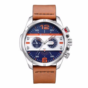 Large dial personalized stylish men's watch