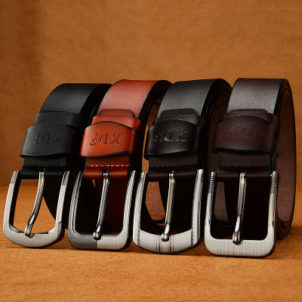 Men's pin buckle belt