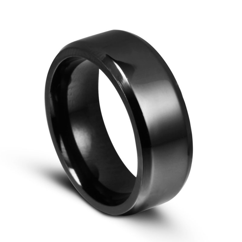 8mm titanium ring