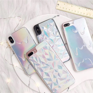 iphoneX mobile phone shell laser melting ice cream iPhone 7plus all-inclusive protective cover