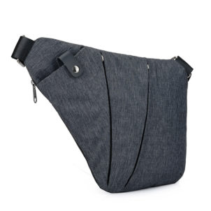 Digital canvas bag for men's canvas chest, chest, chest, slung shoulder, multi function and single shoulder burglar burglar bag