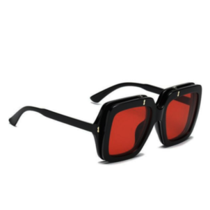 Retro flip sunglasses women's marine film European and American stars with glasses