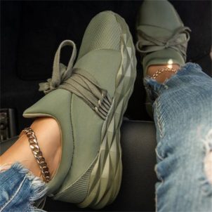 Women's lace-up casual shoes