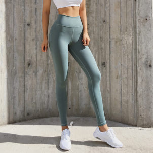 Peach hip fitness pants female elastic quick-drying tight running running leggings wearing high waist slimming yoga pants