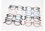 Retro round frame glasses frame can be equipped with myopia flat mirror tide New Korean version of glasses transparent jelly color frame