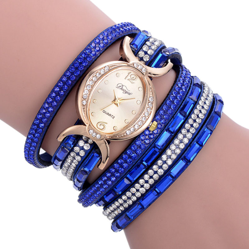 Rhinestone bracelet Watch Evana