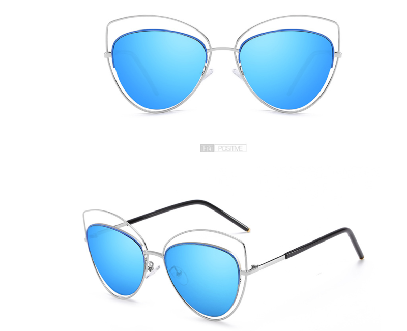 2016 new polarized sunglasses wholesale, men and women with the same type of color film pierced metal legs Eye Sunglasses