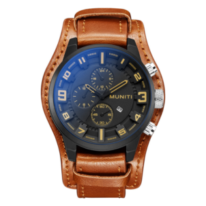 Men's Business Watch Quartz Watch Men's Belt Watch Waterproof Sports Watch