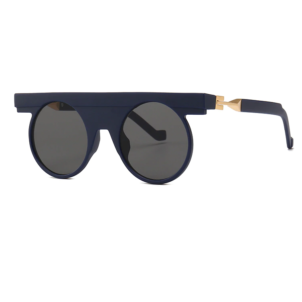 European and American concept circular plane "future" sunglasses trend frosted sunglasses