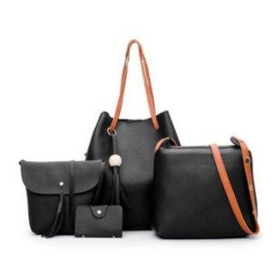 famous brand Composite Bag 4pcs set women leather handbags bolsas high quality women messenger bags designer