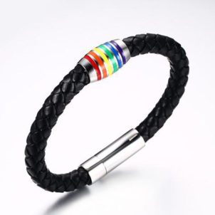 Rainbow Bracelet Bracelet (Black)
